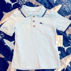 Boys Tommy Bahama Polo in Baby Blue sz 12mo